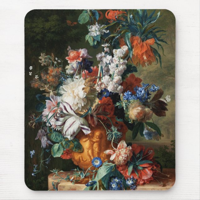 Van Huysum’s Bouquet of Flowers mousepad (Front)