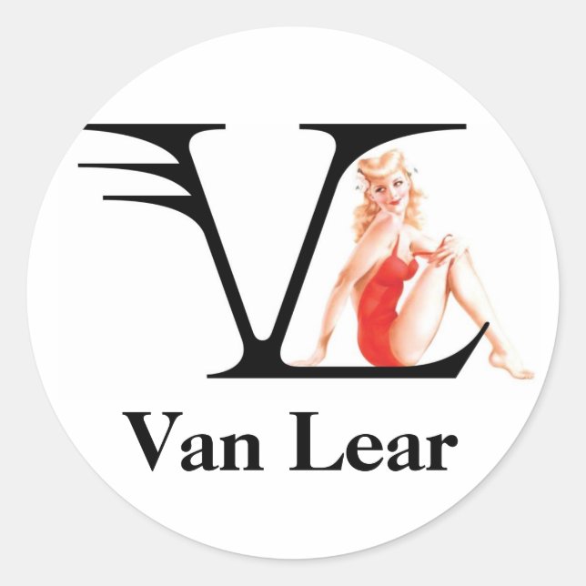 Van Lear Round Sticker (Front)