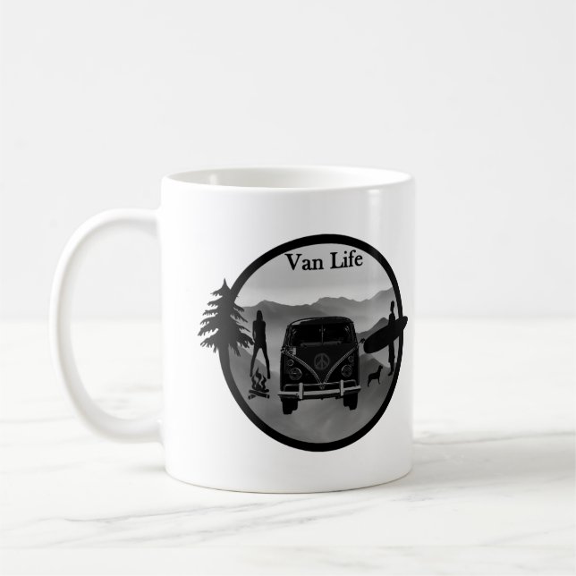 Van Life adventures Coffee Mug (Left)