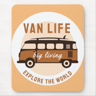 van life,big living mouse mat