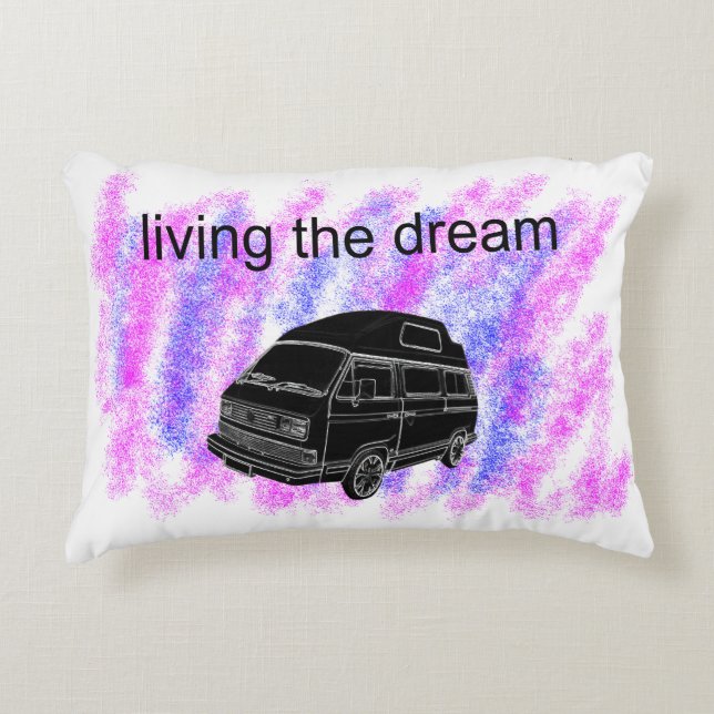 Van life camper van decorative cushion (Front)