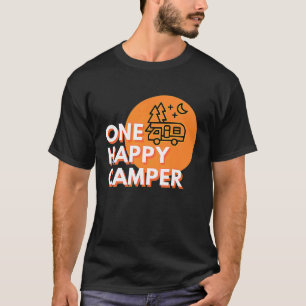 Van Life Camping Camper Travel Bus Nature Adventur T-Shirt