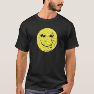 Van Life Happy Camper Van Camping Travel Nomad T-Shirt