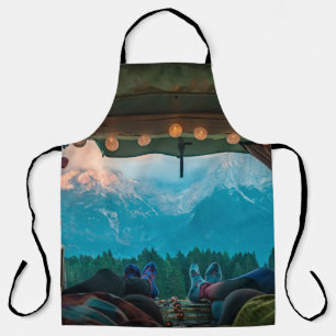 Van Life in Mountains Dolomiti di Brenta, Italyvan Apron