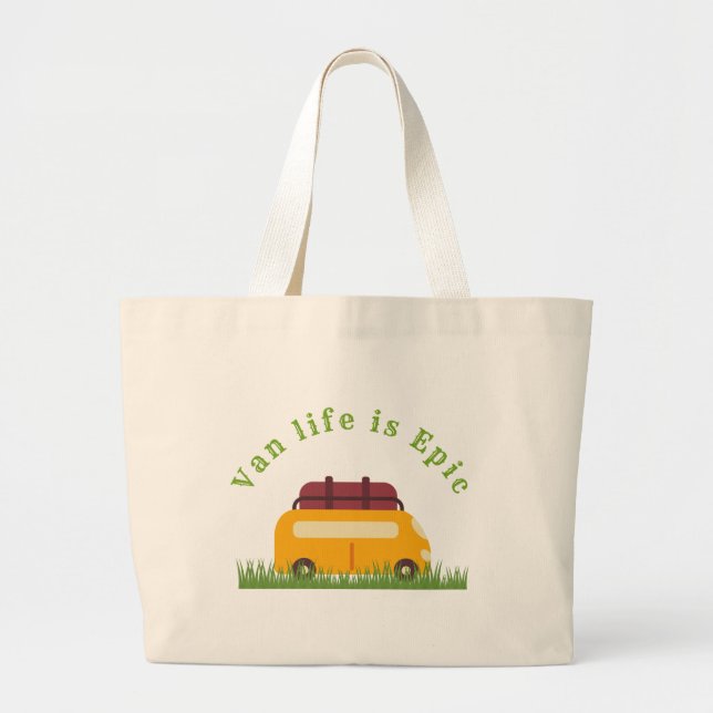 Van Life Is Epic Tote Bag (Front)