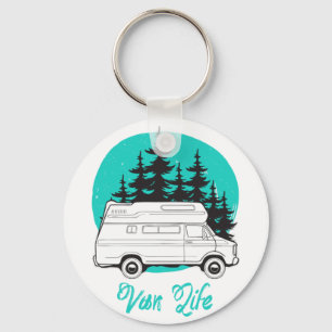VAN LIFE Nomad Adventure Travel Camping Lifestyle Key Ring