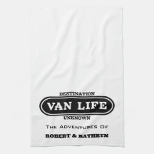 "Van Life" Personalised Kitchen Towel