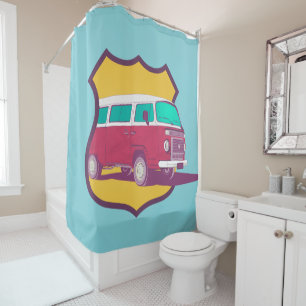 Van Life Shower Curtain