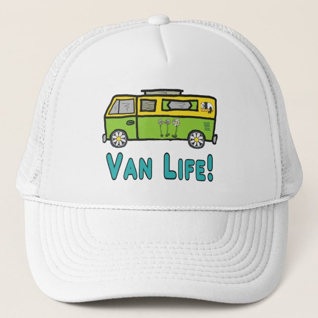 Van Life Trucker Hat (Front)