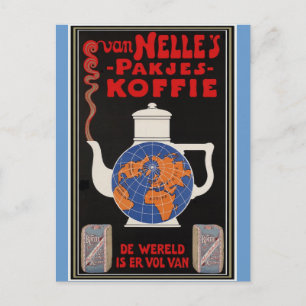 Van Nelle's Coffee - Vintage Advertising Postcard