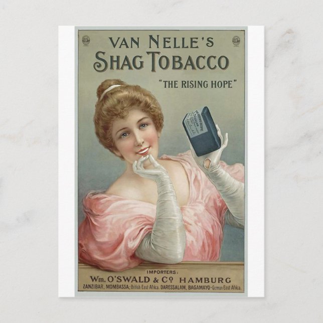 Van Nelle's Shag Tobacco 1905 Postcard (Front)