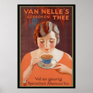 Van Nelle's Tea Advertising Poster