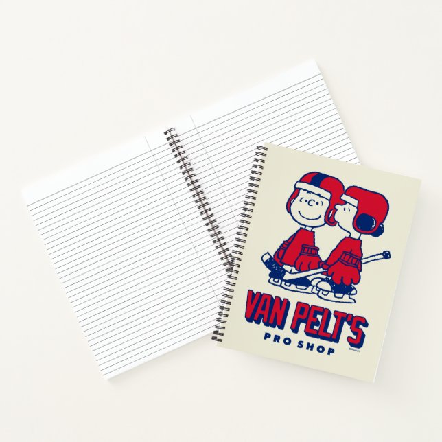 Van Pelt's Hockey Club Pro Shop Pattern Notebook (Inside)