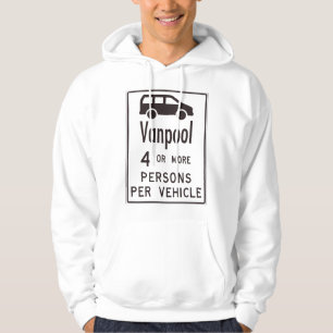 Van Pool Sign Hoodie