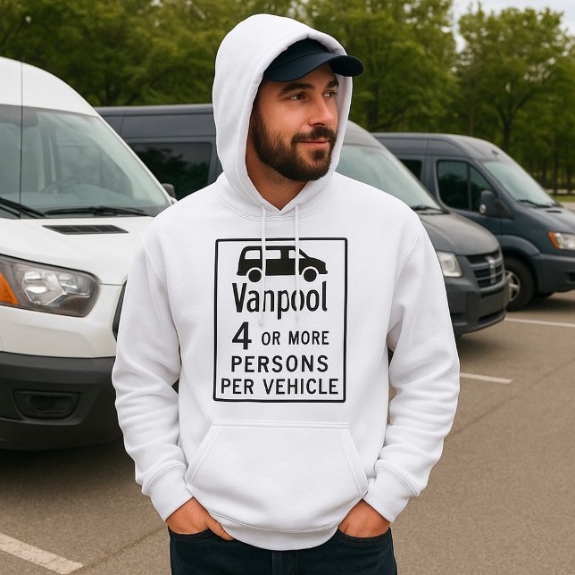 Van Pool Sign Hoodie (Creator Uploaded)