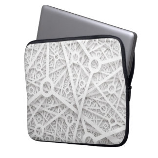 van structural white laptop sleeve