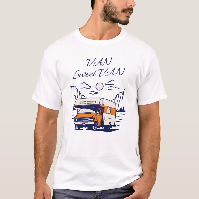Van Sweet Van Van Life T-Shirt (Front)