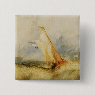 Van Tromp Going About to Please His Masters 15 Cm Square Badge
