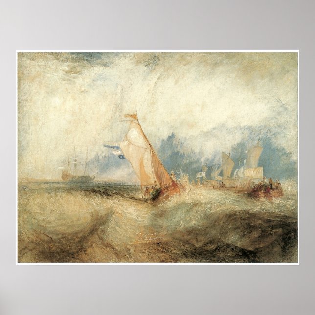 Van Tromp, Ships at Sea J.M.W. Turner Poster (Front)