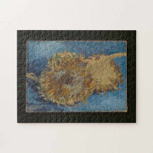 Van Vogh Sunflowers Fine Art Painting Jigsaw Puzzle (Horizontal)