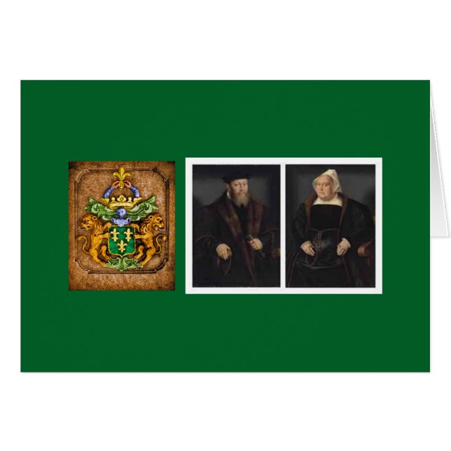 Van Westervelt Family circa 1550 Portraits (Front Horizontal)