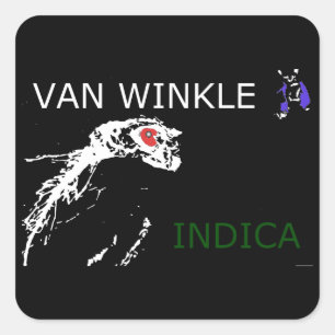 VAN WINKLE INDICA SQUARE STICKER