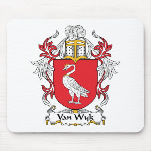 Van Wyk Family Crest Mouse Mat