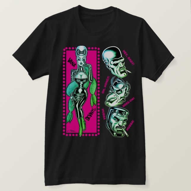 Vana DeVinyl™/Catcalls T-Shirt (Design Front)