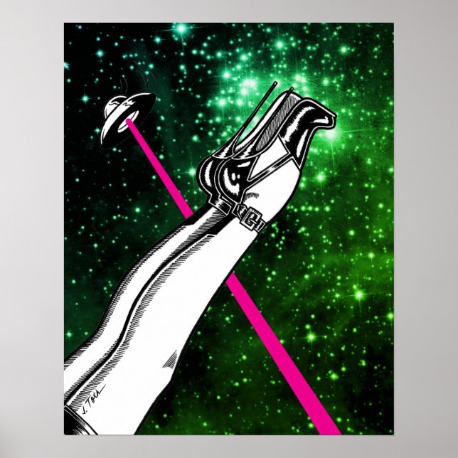 Vana DeVinyl™/High Heels in Space Poster (Front)