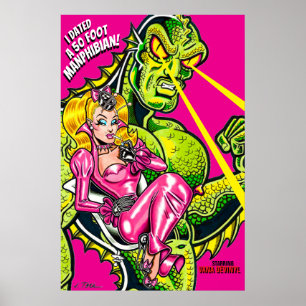 Vana DeVinyl™/I Dated a 50 Foot Manphibian! Poster