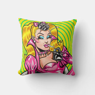 Vana DeVinyl™/Pretty in Pink Rubber Cushion