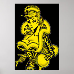 Vana DeVinyl™/PVC and Fun Fur Poster