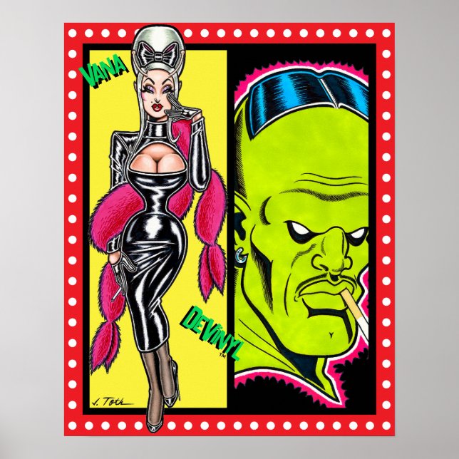 Vana DeVinyl™/Smitten Poster (Front)