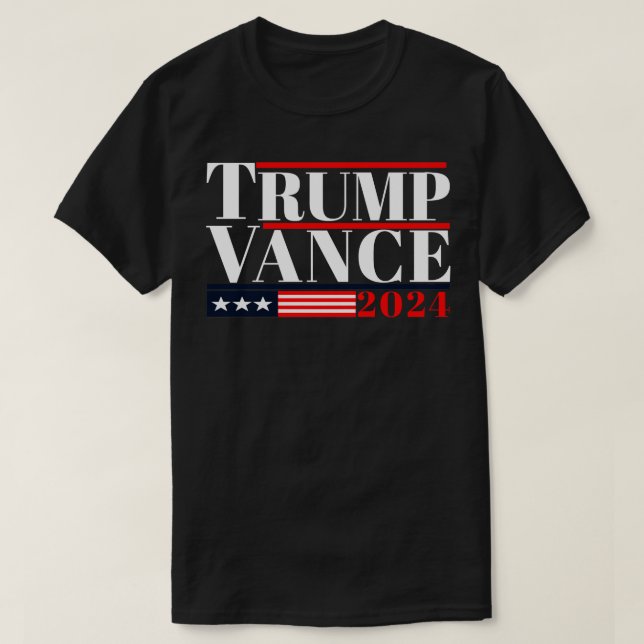 Vance 2024 Great Again Baseball TShirt (Design Front)