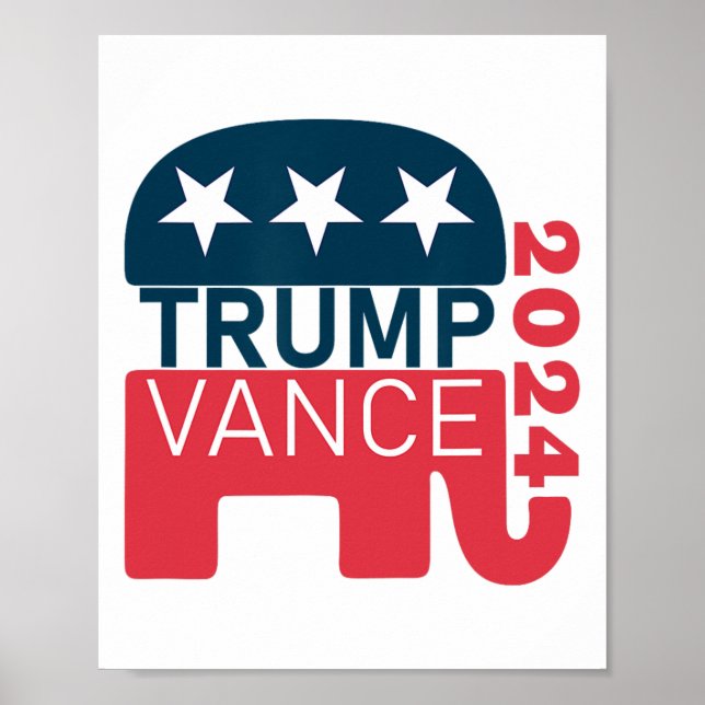 Vance 2024 President Vote Usa Election Maga  Poster (Front)