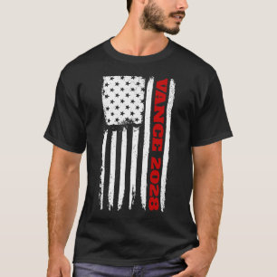 Vance 2028 American Flag President J.D. Vance 2028 T-Shirt