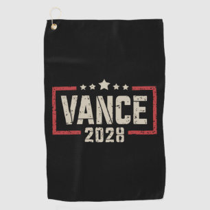 Vance 2028 President Election Campaign US Flag  Golf Towel