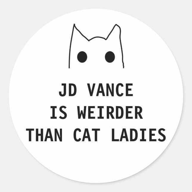 VANCE CAT STICKER (Front)