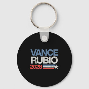 Vance Rubio 2028 President Jd Vance Marco Rubio Us Key Ring