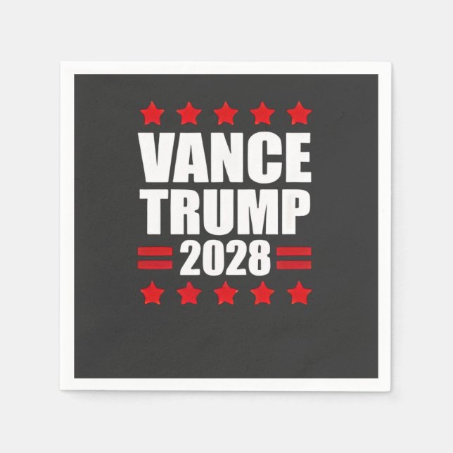 Vance Trump Presidential Election 2028 Political   Napkin (Front)