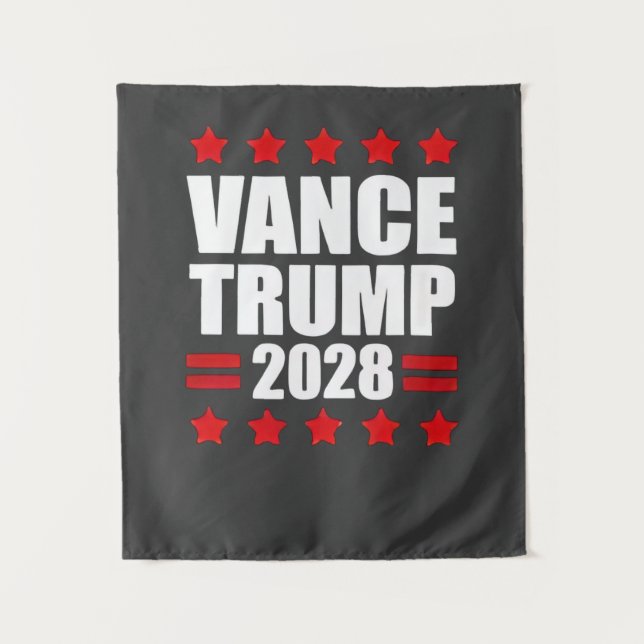 Vance Trump Presidential Election 2028 Political   Tapestry (Front)