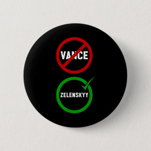 Vance Trump Vs Zelenskyy White House Heated Meetin 6 Cm Round Badge