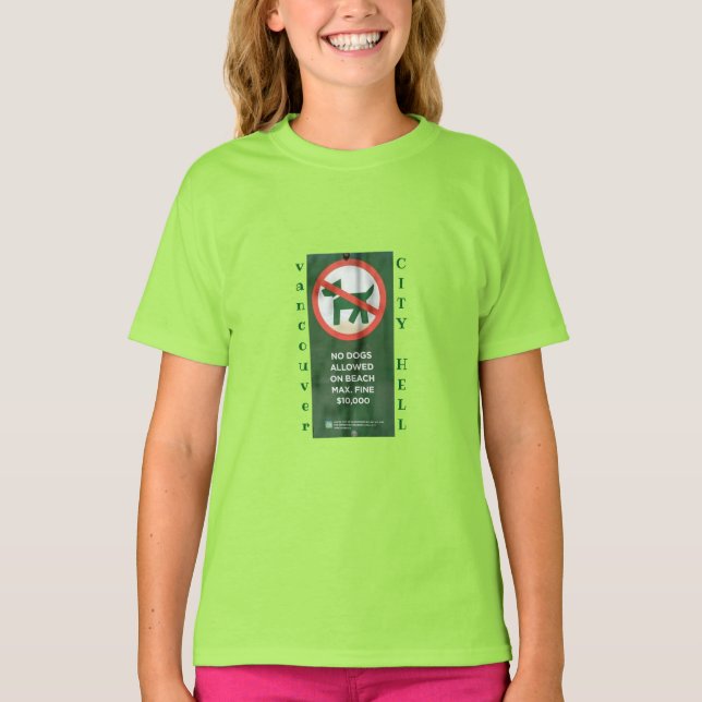 VANCOUVE CITY HELL T-Shirt (Front)
