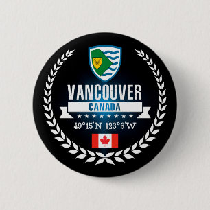 Vancouver 6 Cm Round Badge