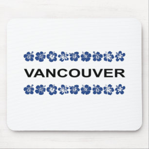 Vancouver Aloha Bands Blue Light-Color Mouse Mat