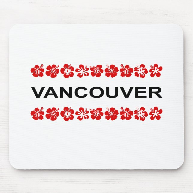 Vancouver Aloha Bands Light-Colour Mouse Mat (Front)