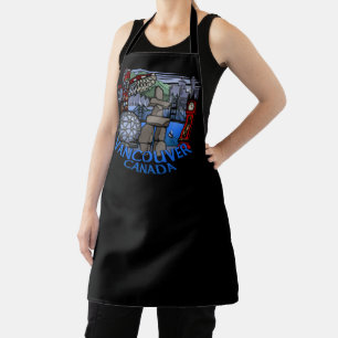 Vancouver Apron Vancouver Landmark Souvenir Aprons