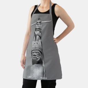 Vancouver Apron Vancouver Totem Pole Souvenirs