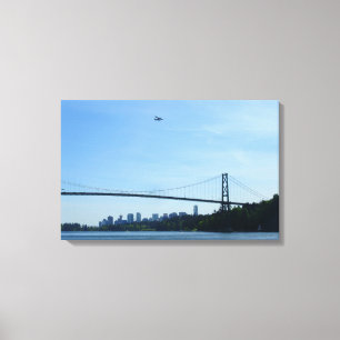 Vancouver Art Print Lions Gate Cityscape Canvas