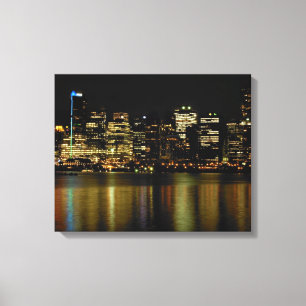Vancouver Art Print Vancouver Cityscape Canvas